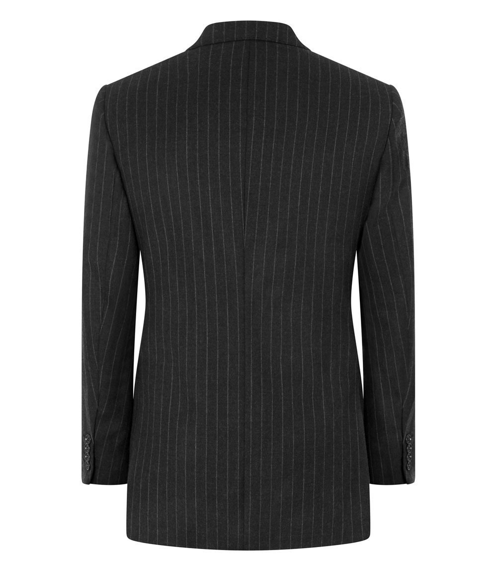 pinstripe suit jacket