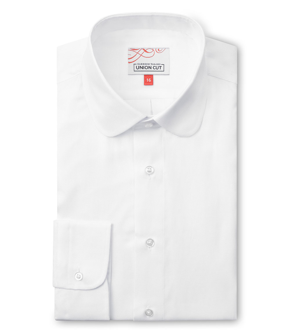 Union Cut Kempton Penny Collar Shirt - White